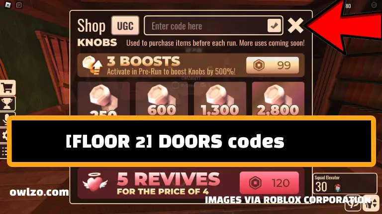 Doors Floor 2 codes