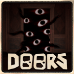 Roblox doors game, casual screech monster | Greeting Card