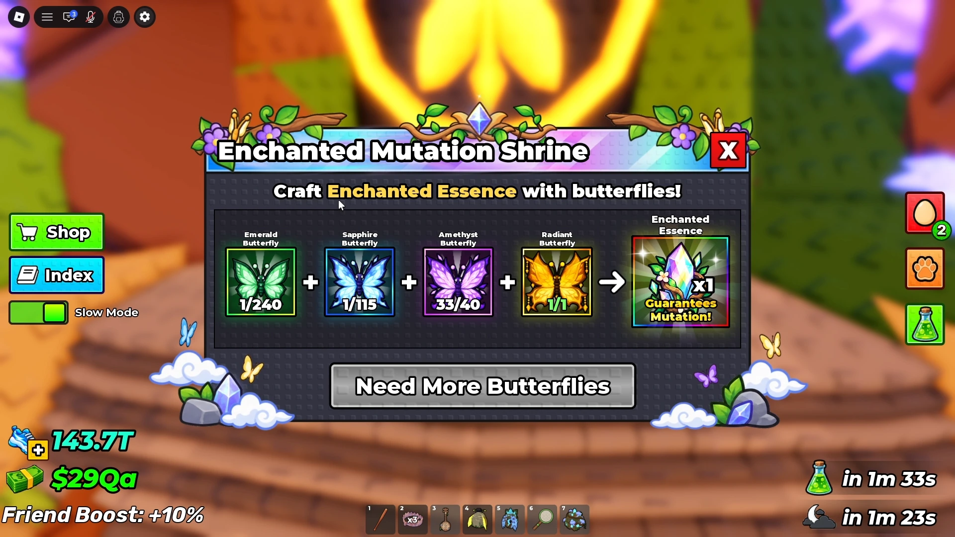 Enchanted mutation shrine