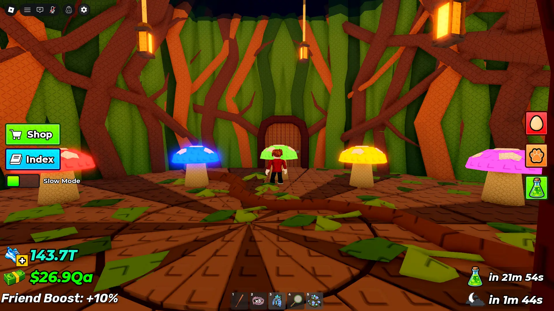 Solving the mushroom color-sequence puzzle