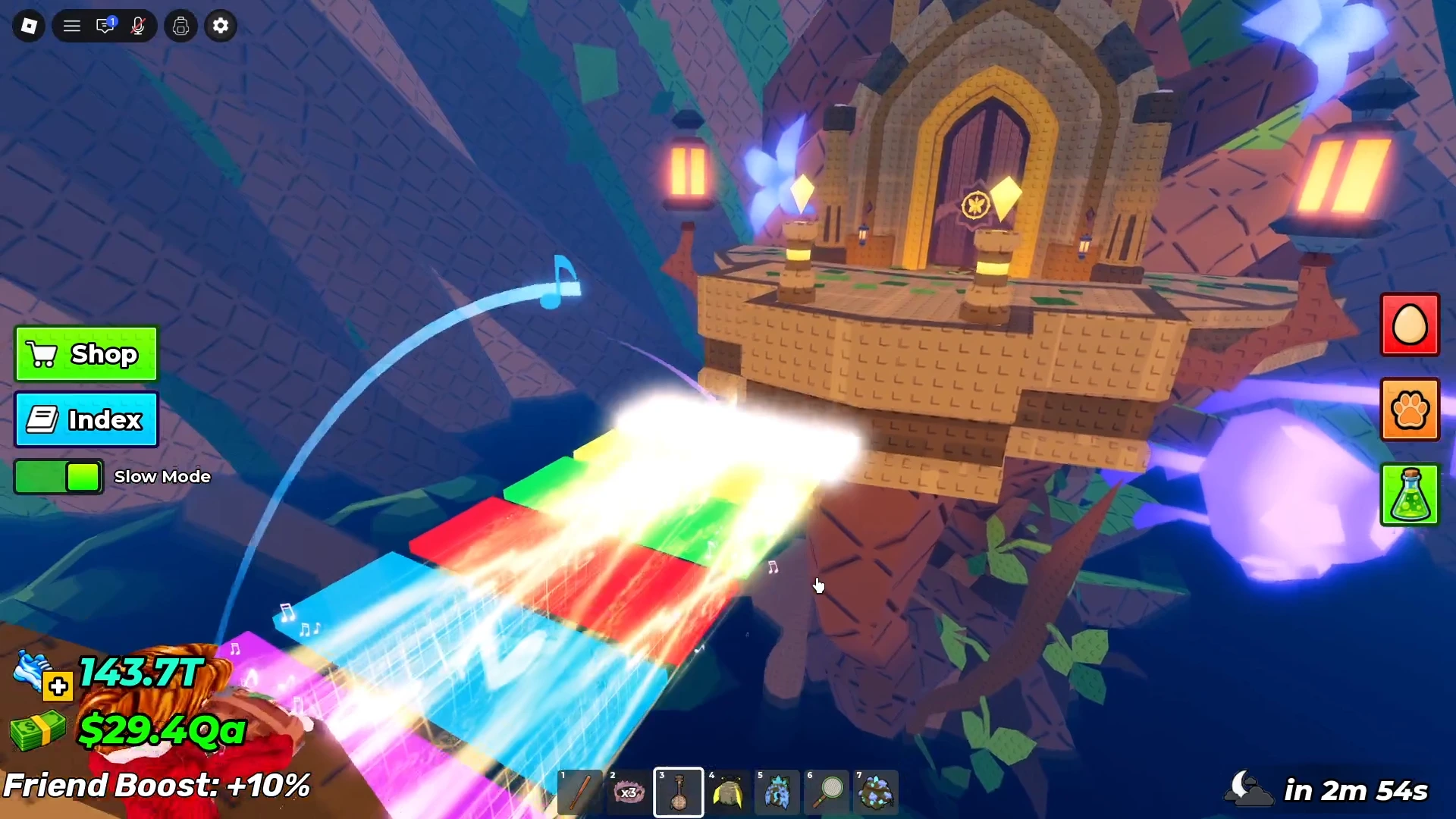 Unlocking the bridge in the Enchanted Forest