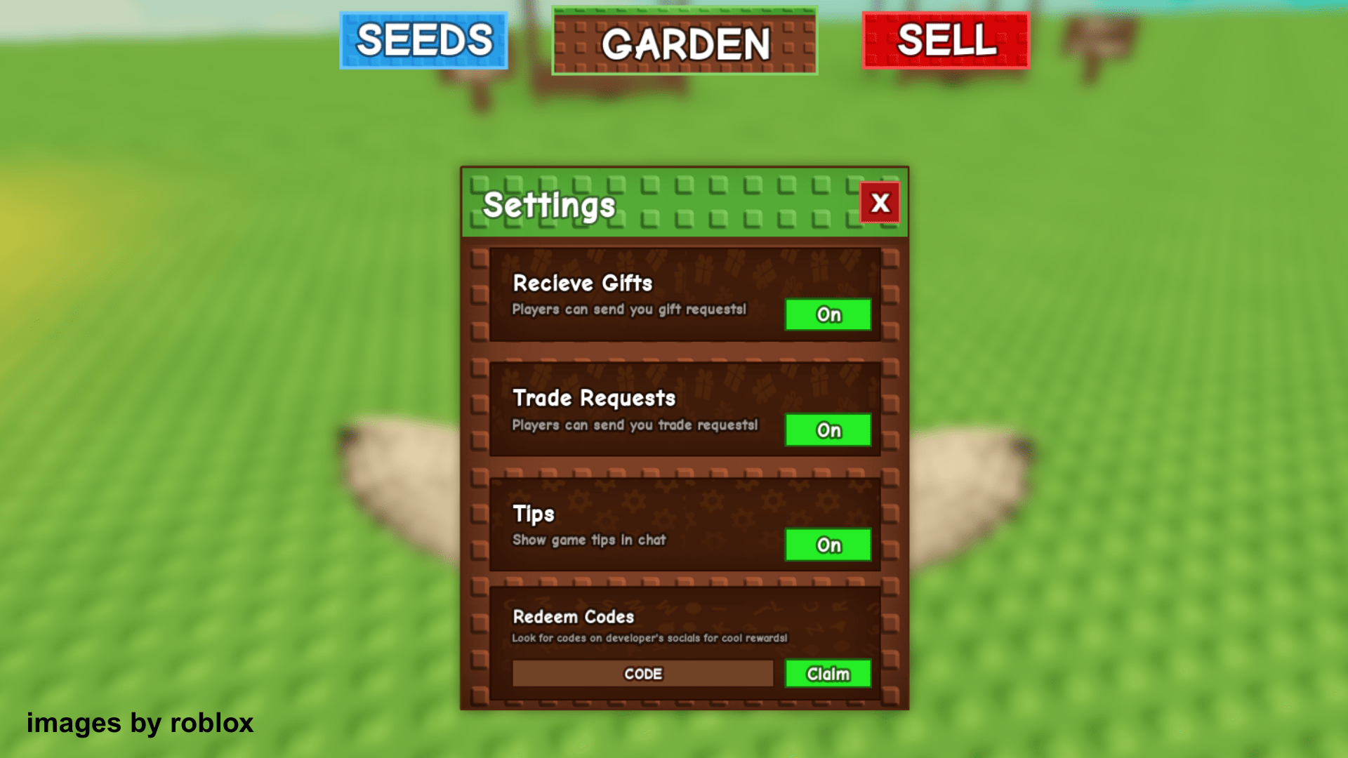 grow a garden codes